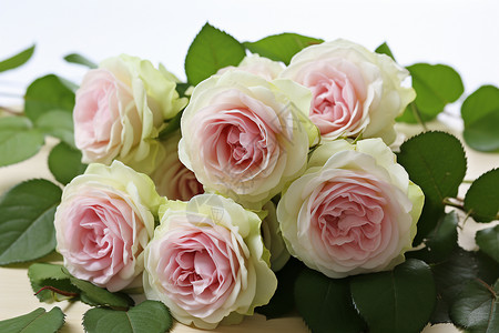 精美玫瑰花束背景图片
