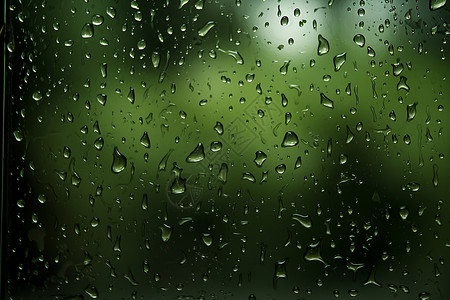 有雨滴的窗雨中窗户外的模糊背景背景