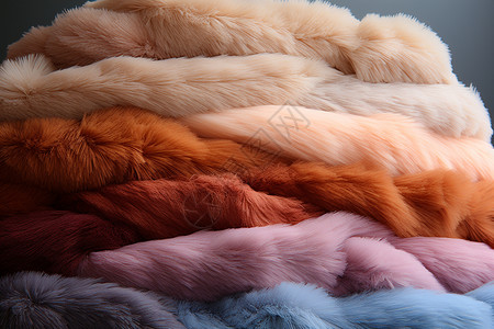 手工羊毛制作的毛毯背景图片