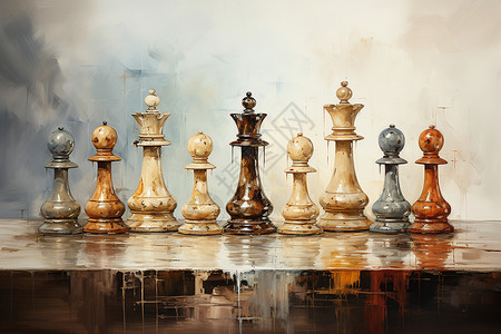 国际象棋背景图片