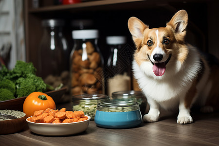 狗狗的粮食粮食喂养高清图片