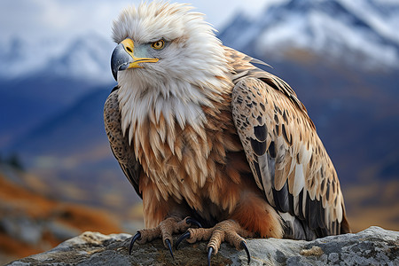 捕猎者的秃鹰背景图片