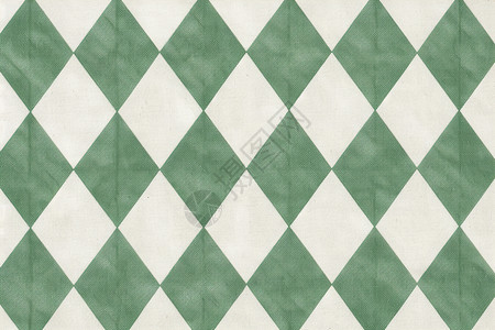 绿白方格纹织物背景高清图片