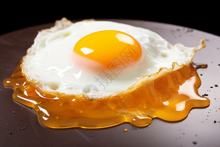 美味的煎蛋背景图片