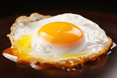 美味早餐煎蛋背景图片