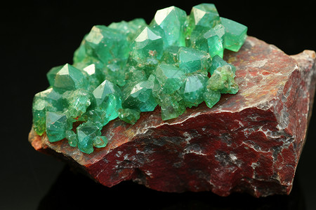 光子晶体翡翠的绿晶体背景