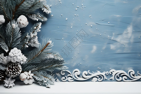 雪中圣诞背景图片