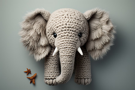 可爱的大象毛绒的可爱大象背景