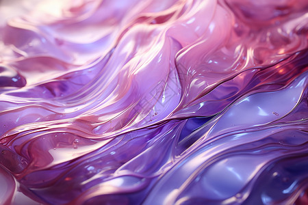 紫色的流动塑料背景图片