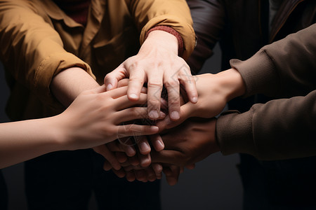 商务团结和谐的双手背景图片