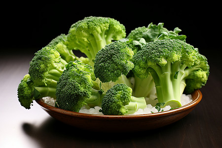 新鲜蔬菜西蓝花绿色营养西兰花背景