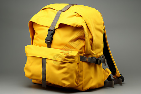 黄色的背包背景图片