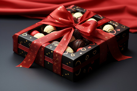 巧克力包装样机精美包装的巧克力甜品背景