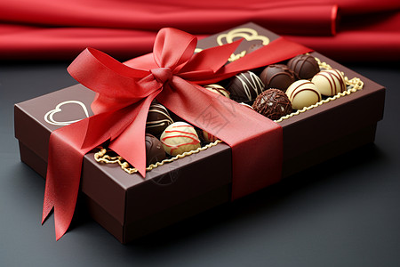 甜蜜诱人的巧克力甜品背景图片