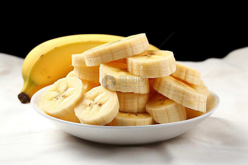 清香味道的香蕉水果图片