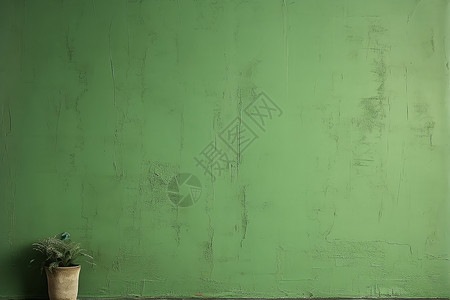 绿墙背景纹理绿漆高清图片