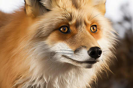 潜行中的狐狸背景图片