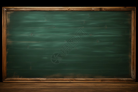 学校宣传三折页木质的黑板背景