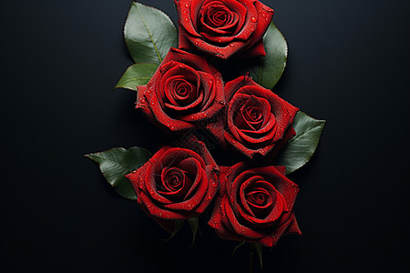 美丽漂亮的玫瑰花背景图片