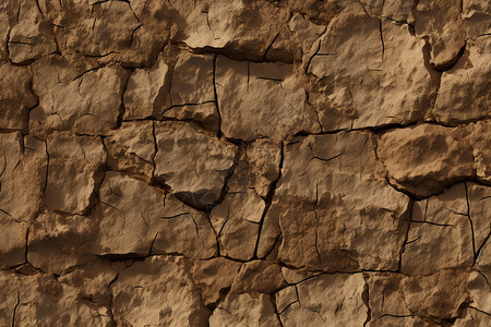 龟裂的岩壁岩壁纹理高清图片