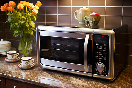 现代家居厨房电器背景图片