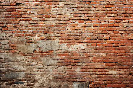 复古的砖墙古老砖砌体高清图片