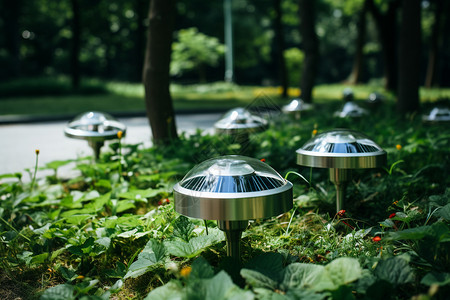 太阳能草坪灯太阳能园景灯背景