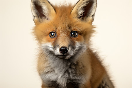 小红狐狸背景图片