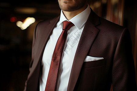 西装打领带的男人高清图片