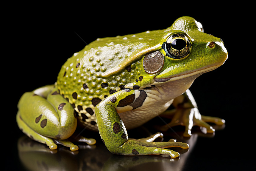 湿地里的青蛙图片
