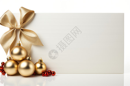金色蝴蝶结的礼物包装背景图片