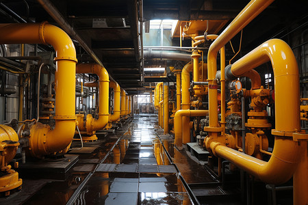 钢铁工业管道背景图片