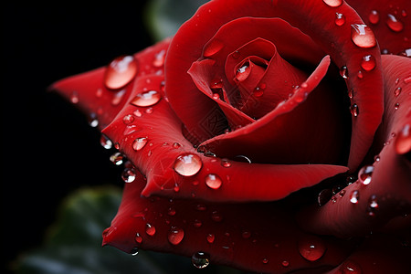 雨中玫瑰背景图片