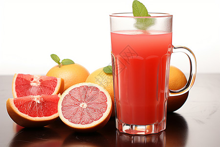 健康饮食的柚子汁背景