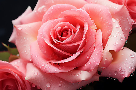 浪漫美丽的玫瑰花朵背景图片