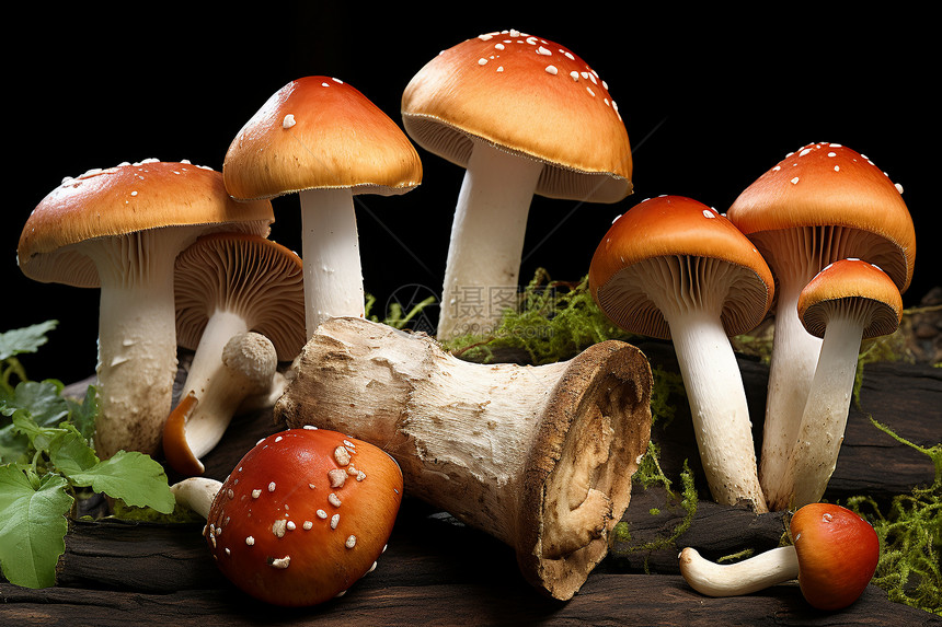 蘑菇奇幻的世界图片