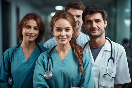 医疗的医生团队背景图片
