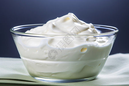 一碗酸奶背景图片