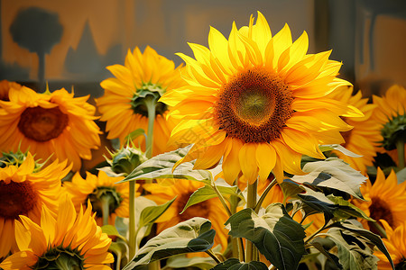金色太阳花金色的太阳花背景
