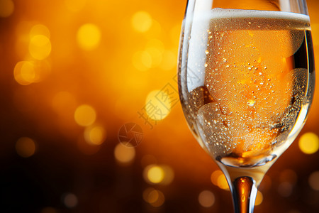 香槟酒气泡背景图片