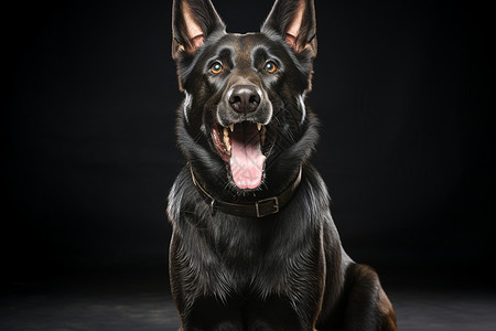 爱斯基摩犬伸出舌头的狗背景