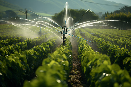 农业的自动化喷灌技术背景