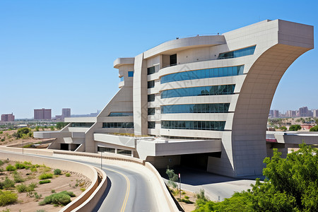 现代主义建筑背景图片