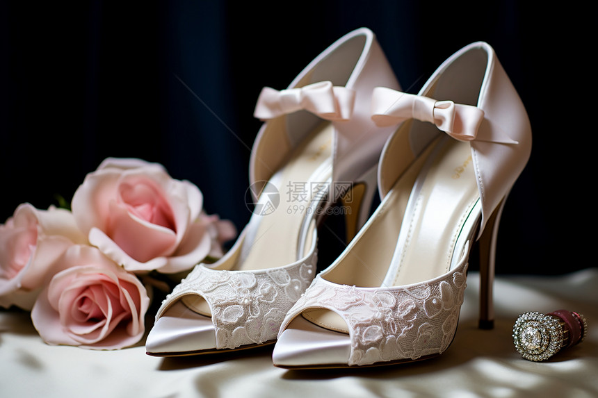 新娘的高跟鞋图片