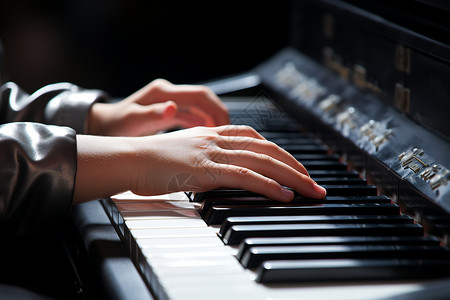 钢琴手指素材音乐之手背景