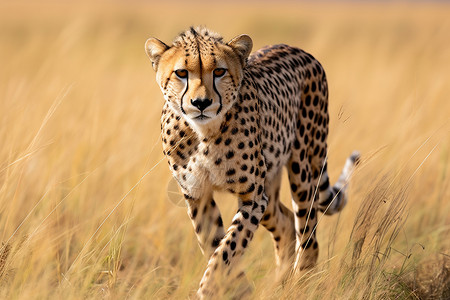 速度极快的猎豹动物背景