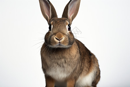 毛茸茸的兔子背景图片