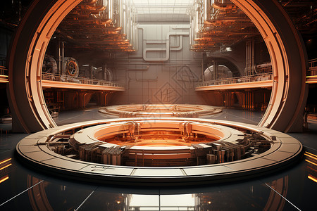 建筑奇观中心科技的舞台设计图片