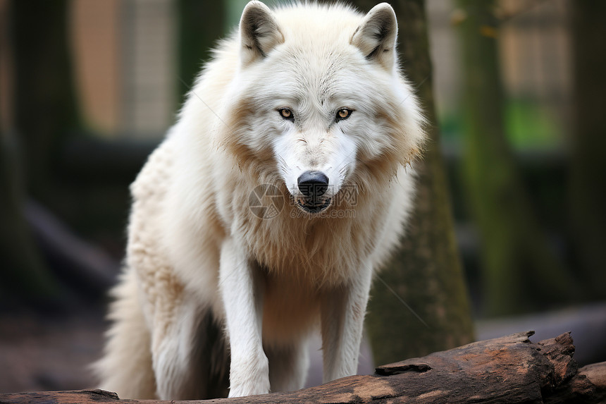 野生动物的孤狼图片
