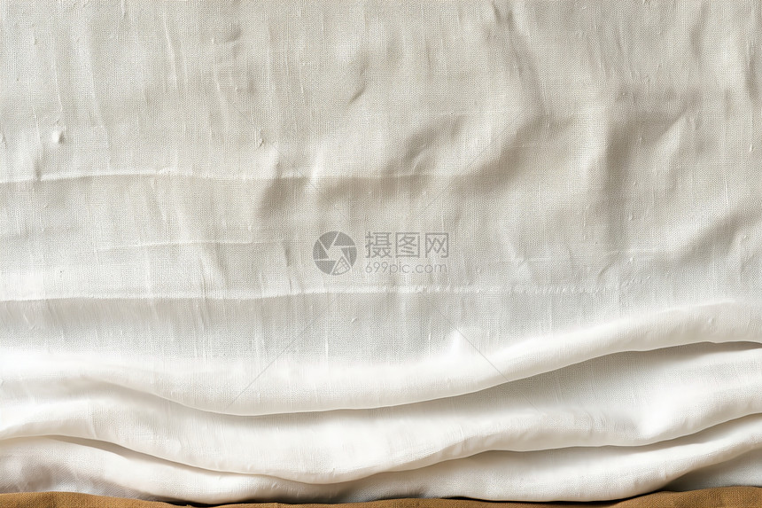 白色的纺织布料图片
